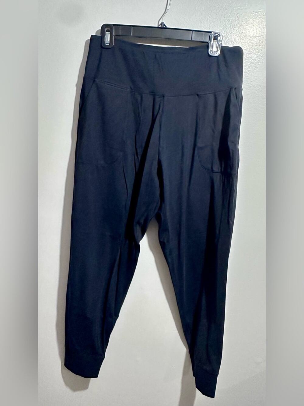 Black High-Waist Pocket Leggings Size XL (1376)